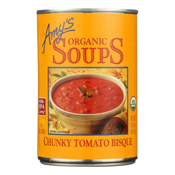 (Pack of 3)Amy's Organic Soup Chunky Tomato Bisque 12 fl oz