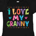 thumbnail image 4 of Inktastic I Love My Granny Cute Granddaughter Gift Girls Baby Bodysuit, 4 of 5