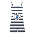 thumbnail image 4 of Drses Womens Summer Casual Loose Tank Romper Sleeveless Crewneck Jumpsuit Shorts Romper with Pockets, 4 of 5