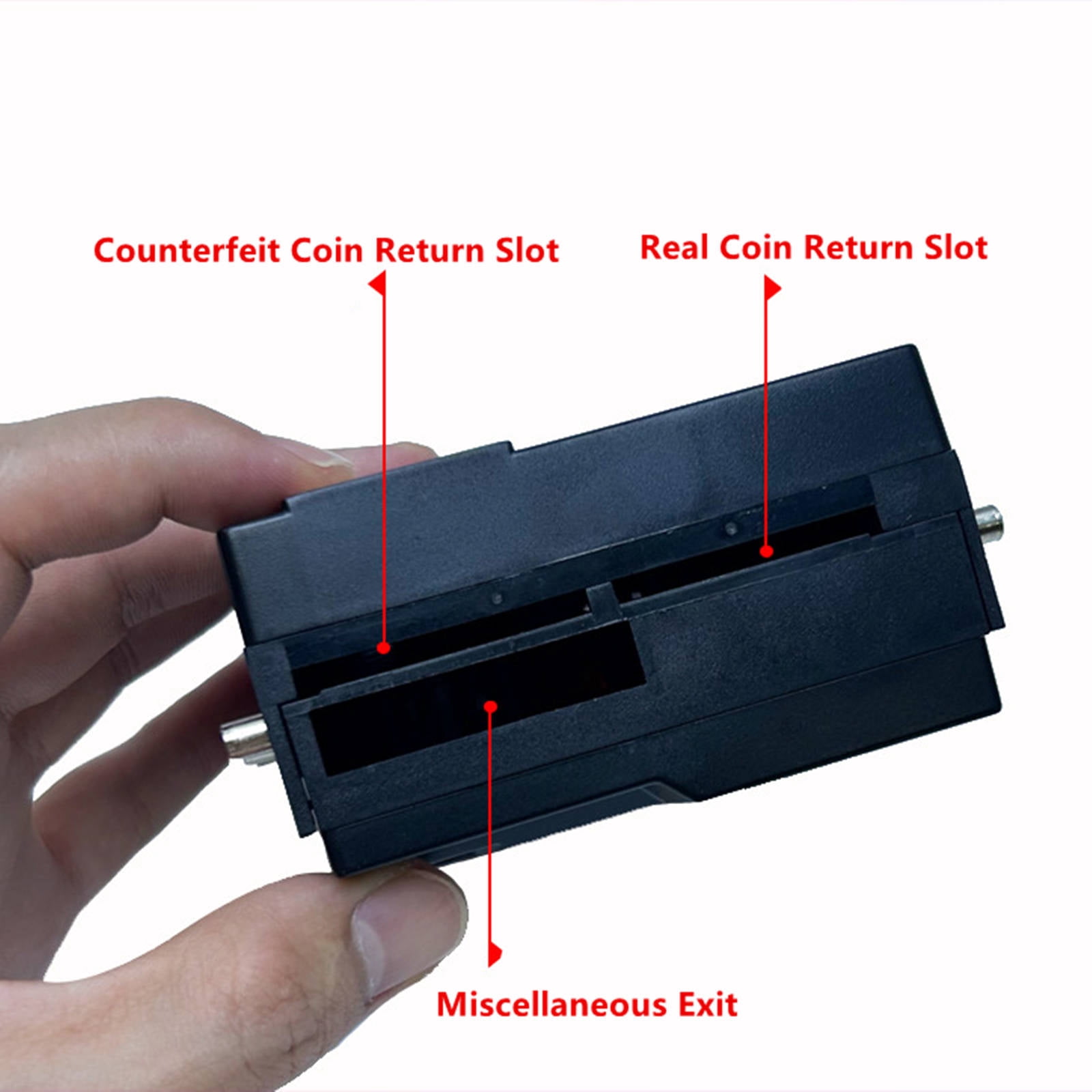 CSYANXING Black Plastic Coin Mech for Arcades & Vending Machines, LK800A, No Special Power Supplies Needed, Easily Change Formats
