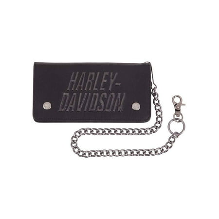 Harley-Davidson - Harley-Davidson Men&#39;s Scratch Off Biker Chain Leather RFID Wallet HDMWA11388 ...