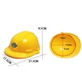 thumbnail image 3 of Sombrero de construcción Hugo para niños, casco de ingeniero, juguete de simulación, 3 of 8