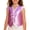 Hot Pink, variant on Lkhaha Girls Sequin Vests Elegant One Button Sleeveless Jacket Performance Party Outerwear Red 150