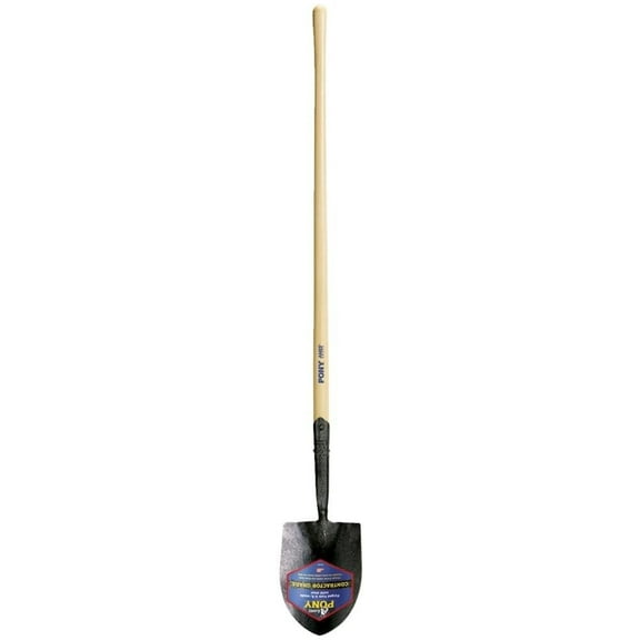J-450 56 in. Steel Irrigation Shovel Wood Handle