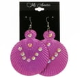 thumbnail image 3 of Mi Amore Dangle-Earrings Purple/Silver-Tone, 3 of 5