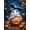 Cute Ghost, variant on Autumn Diamond Art Kits for Adults, Fall Diamond Painting Kits, 5D DIY Coffee Diamond Painting Kits for Beginners, Full Drill Diamond Dots Kits Autumn Gem Arts Crafts for Home Wall Decor 8x12in