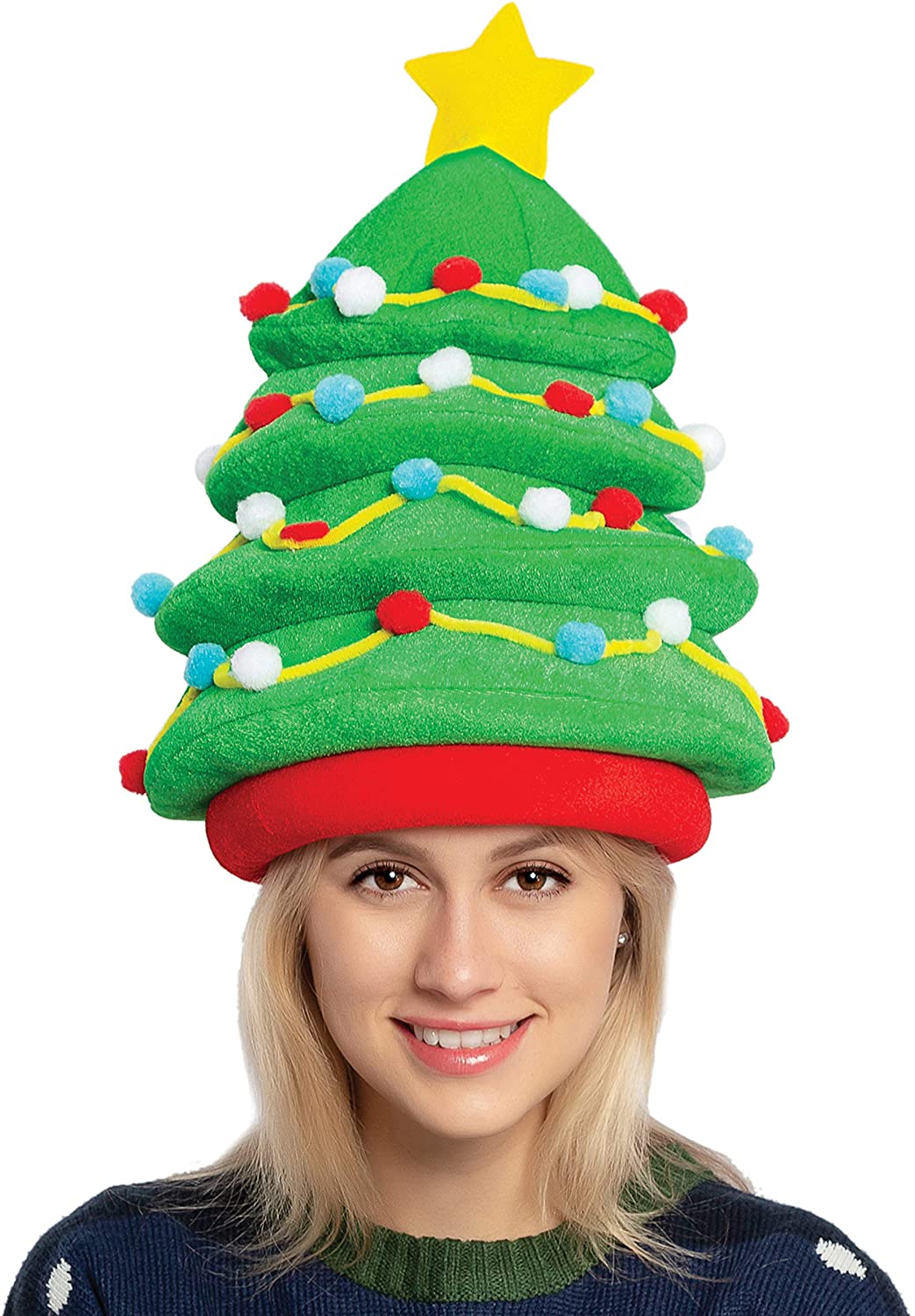 KSCD Plush Christmas Tree Hat for 