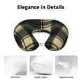 thumbnail image 4 of Travel Pillow Memory Foam, Head Neck Support Airplane Pillow For Traveling, Car, Home, Travel Neck Flight Pillow 12 Inches Springgreen Buffalo Plaid Check Tartan Scotland_41650_1, 4 of 8