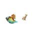 thumbnail image 5 of figura de caracola,Figura de caracola de vidrio soplado a mano,adorno marino,Escultura animal,estatua,estatuilla artesanal moderna,Figura de escritorio,Estante de estatua de gato para, 5 of 8