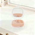 thumbnail image 4 of Unique Bargains Multi-Function Stylish Jewelry Box Organizer With Mirror White, 4 of 5