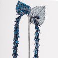 thumbnail image 2 of Vickerman 20" Blue Pearl Hanging Lupin Artificial Christmas Spray. Includes 3 sprays per pack., 2 of 2