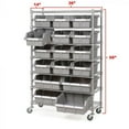 thumbnail image 3 of Seville Classics 7-Tier Bin Rack Shelving System, 3 of 10