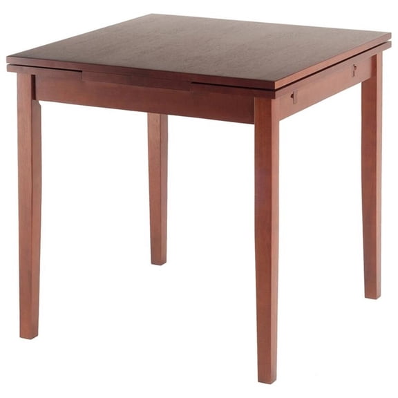 Pemberley Row Solid Wood Walnut Dining Table Rectangular 48.03" Unassembled