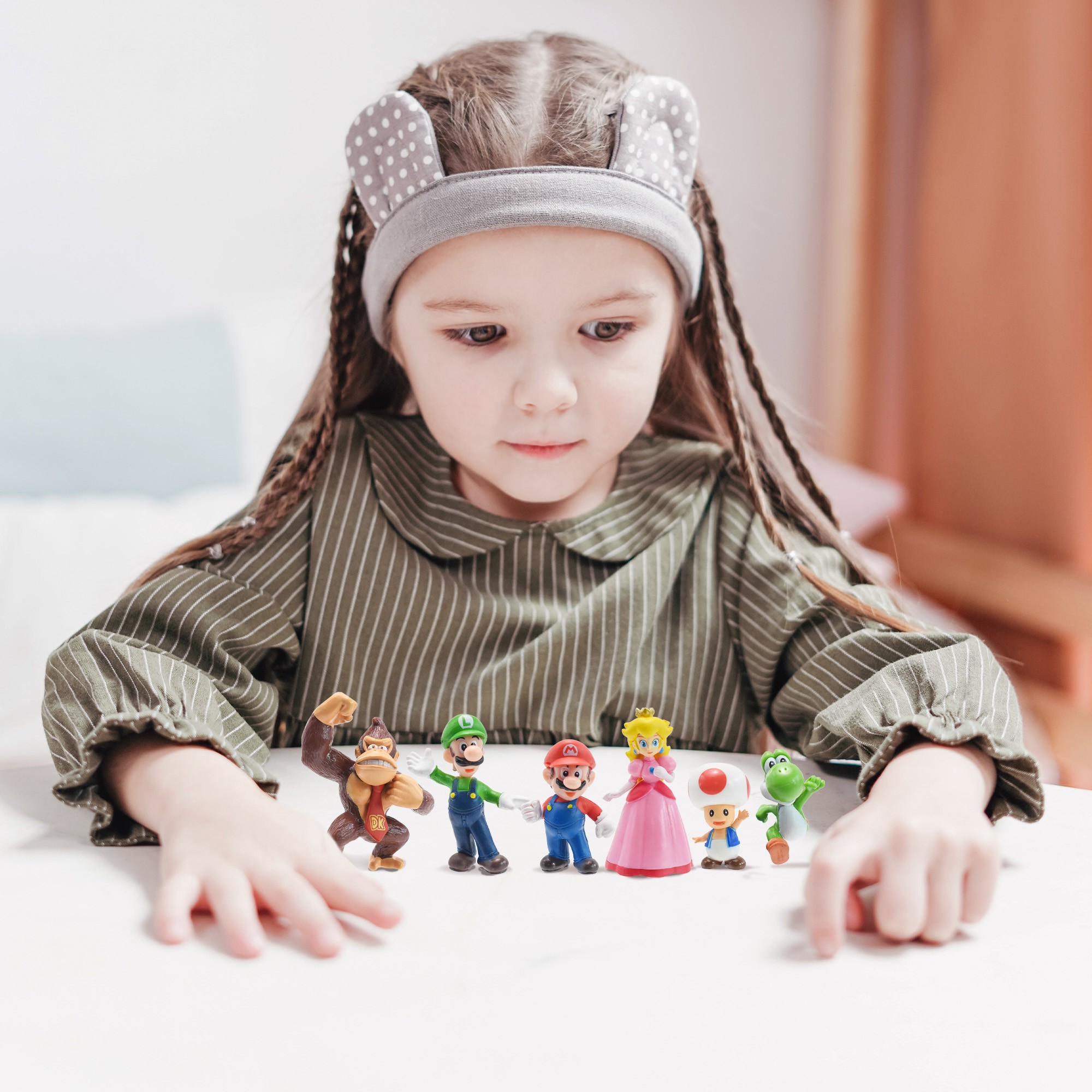 Buy Funnytoys 6pcs 1.52.8 Super Mario Action Figure Mario Bros Luigi