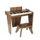 thumbnail image 1 of Piano digital ZIPPY Kids de 37 teclas con banco y cancionero, color nogal, 1 of 5