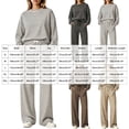 thumbnail image 4 of Leey-World Petite Lounge Sets for Women Ladies' Outfit Women 2 Piece Outfits Sweatsuit Sweatshirt Jogger Sweatpants Tracksuit Lounge Set Clothes, 4 of 8