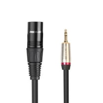 Joernso 30cm 3.5mm Male to 3 Pin XLR Male Stereo Audio Adapter Cable Converter Cord