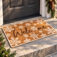 thumbnail image 6 of Christmas Welcome Doormat for Front Door, Winter Snowflake Door Rug, Farmhouse Non-Slip Mat for Indoor Outdoor Porch, Balcony & Home Decor, 15.7x23.6 Inches, 6 of 7