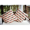 thumbnail image 3 of Simply Daisy 20" x 20" Leaf Stripe Polyester Indoor/Outdoor Pillow, Dragon (1 Count), 3 of 6