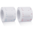 thumbnail image 1 of 2 Rolls 1000 Pieces Dissolvable Food Labels Food Prep Canning Labels Removable Food Stickers for Home or Restaurant Canning Food Container Food Rotati, 1 of 5