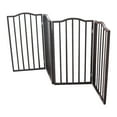 thumbnail image 4 of Hassch 72" Pet Gate for Doorways and Stairs, Extra Wide Child Gate Dog Gates, Dog Gates for the House, Dark Brown, 4 of 9