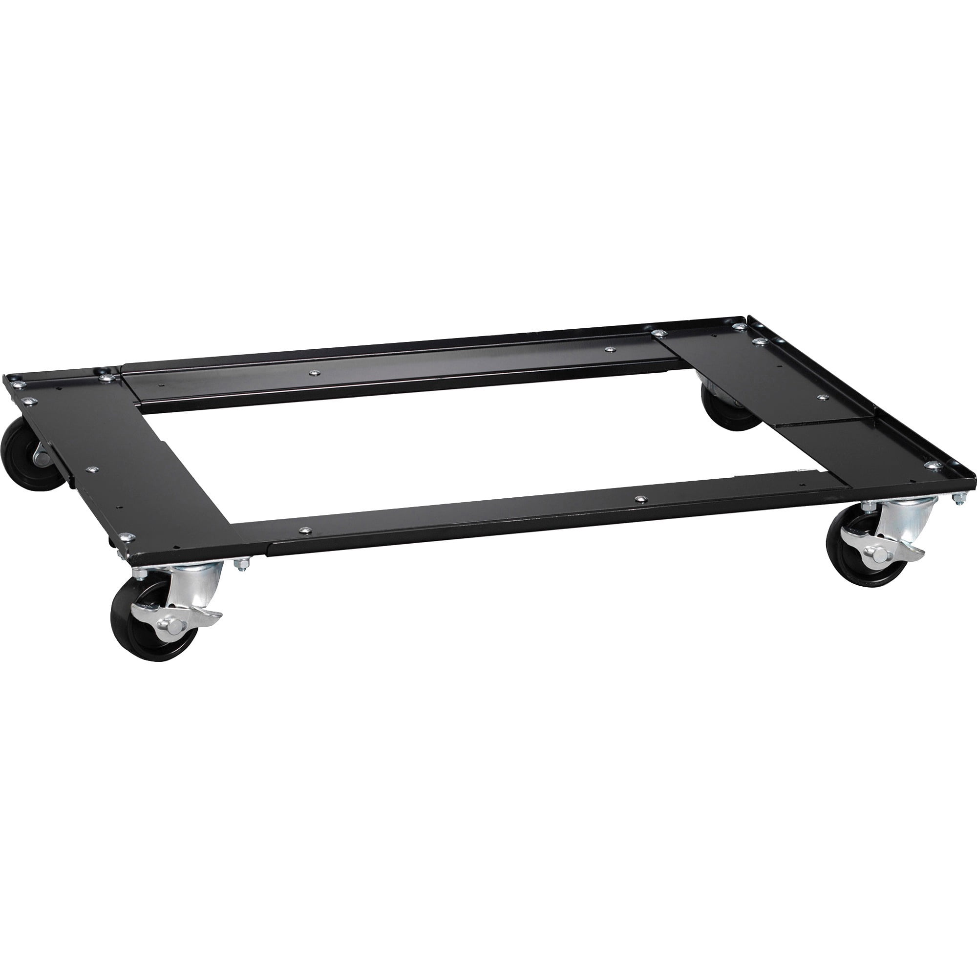 Lorell Commercial Cabinet Dolly - Metal - X 42" Width X 24" Depth X 4" Height - Black - 1 Each