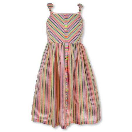 

Bonnie Jean Girls Seersucker Stripe Dress - pink 2t (Toddler)