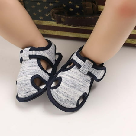 

Kiplyki New Arrivals Toddler Shoes Girls and Boys Cute Sandals Printed Soft Sole Cutout Sandals