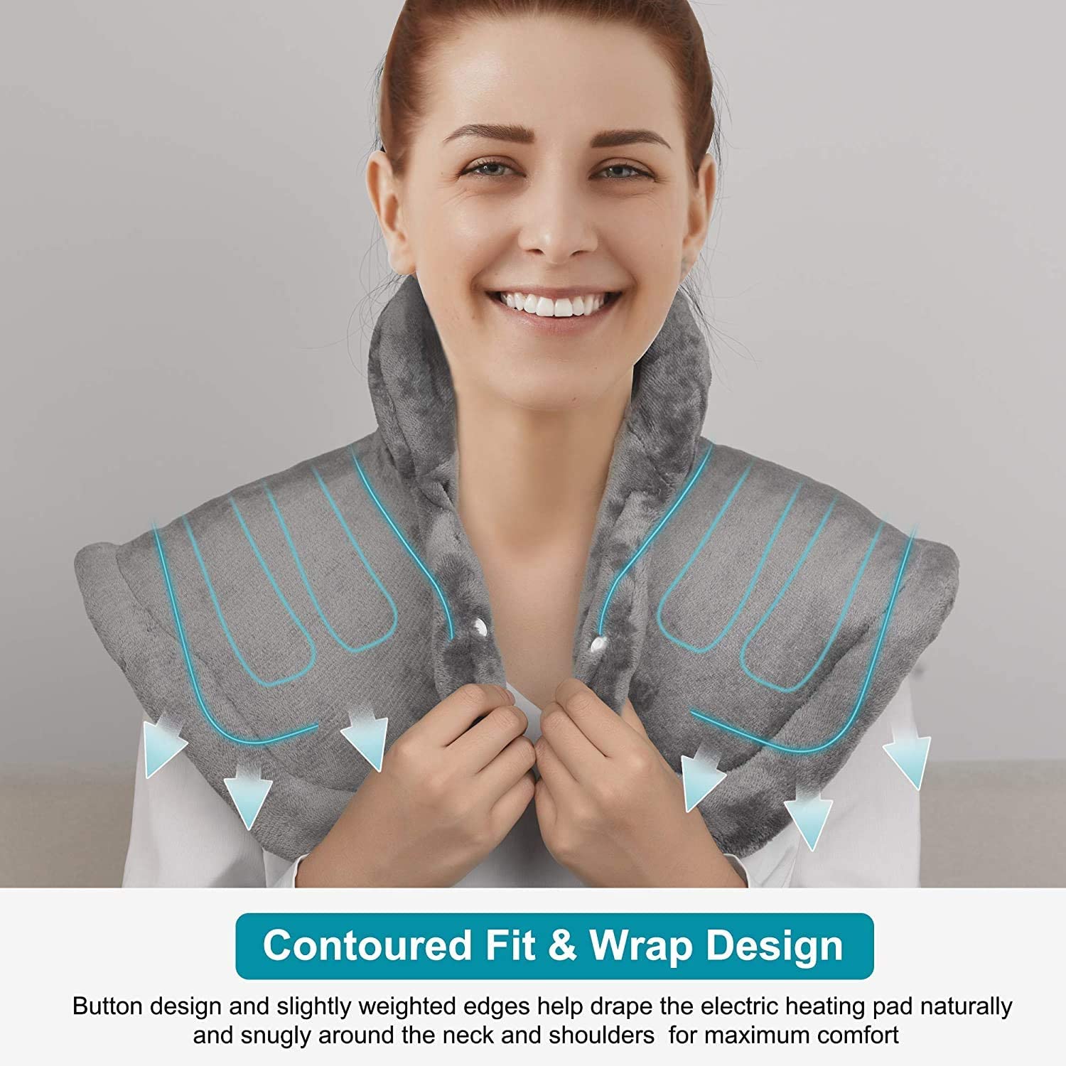 RENPHO Large Heating Pad for Weighted Back Relaxation, 24"x33''