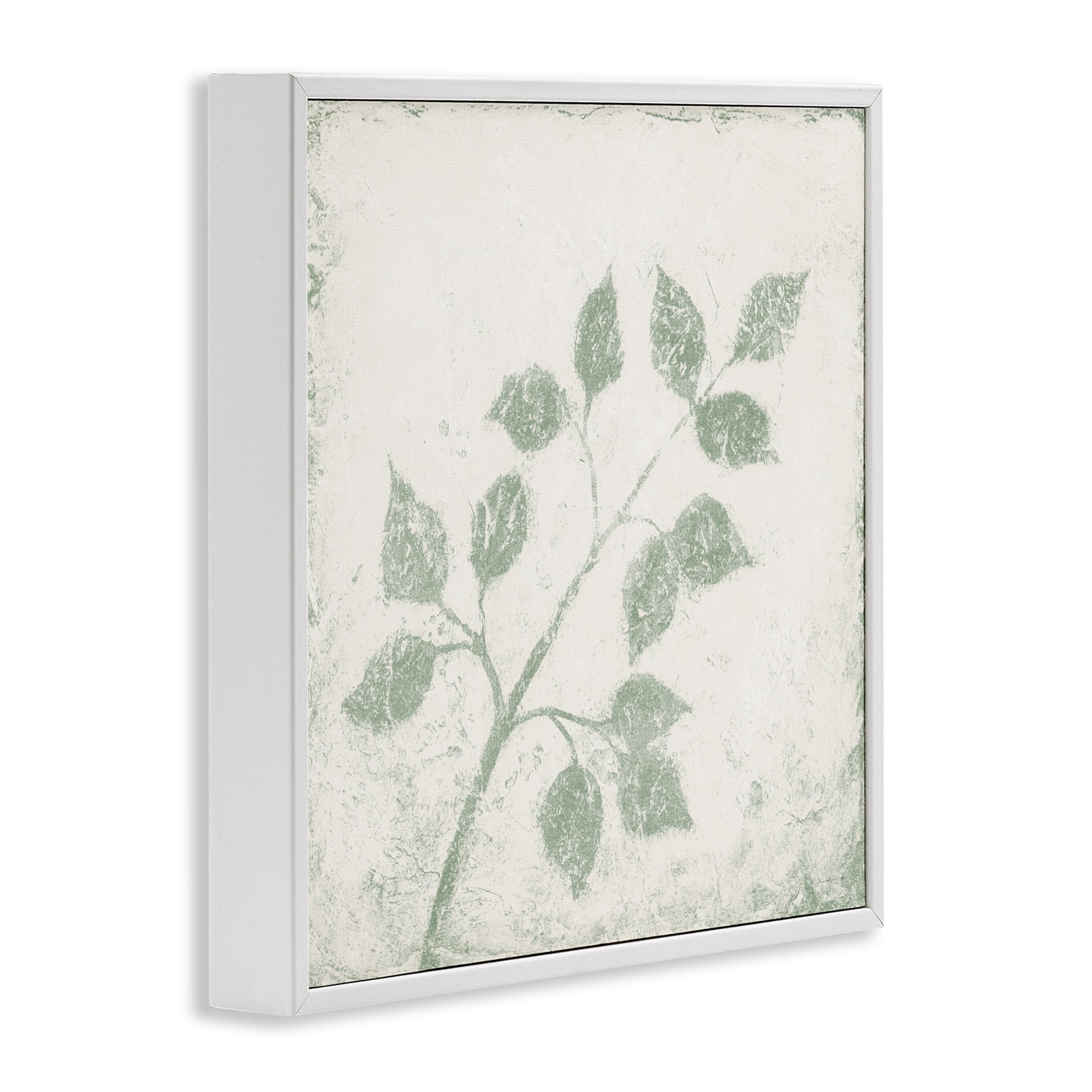Stupell Industries November Leaves Tree Branches White Framed Giclee Art, design by Michael Marcon