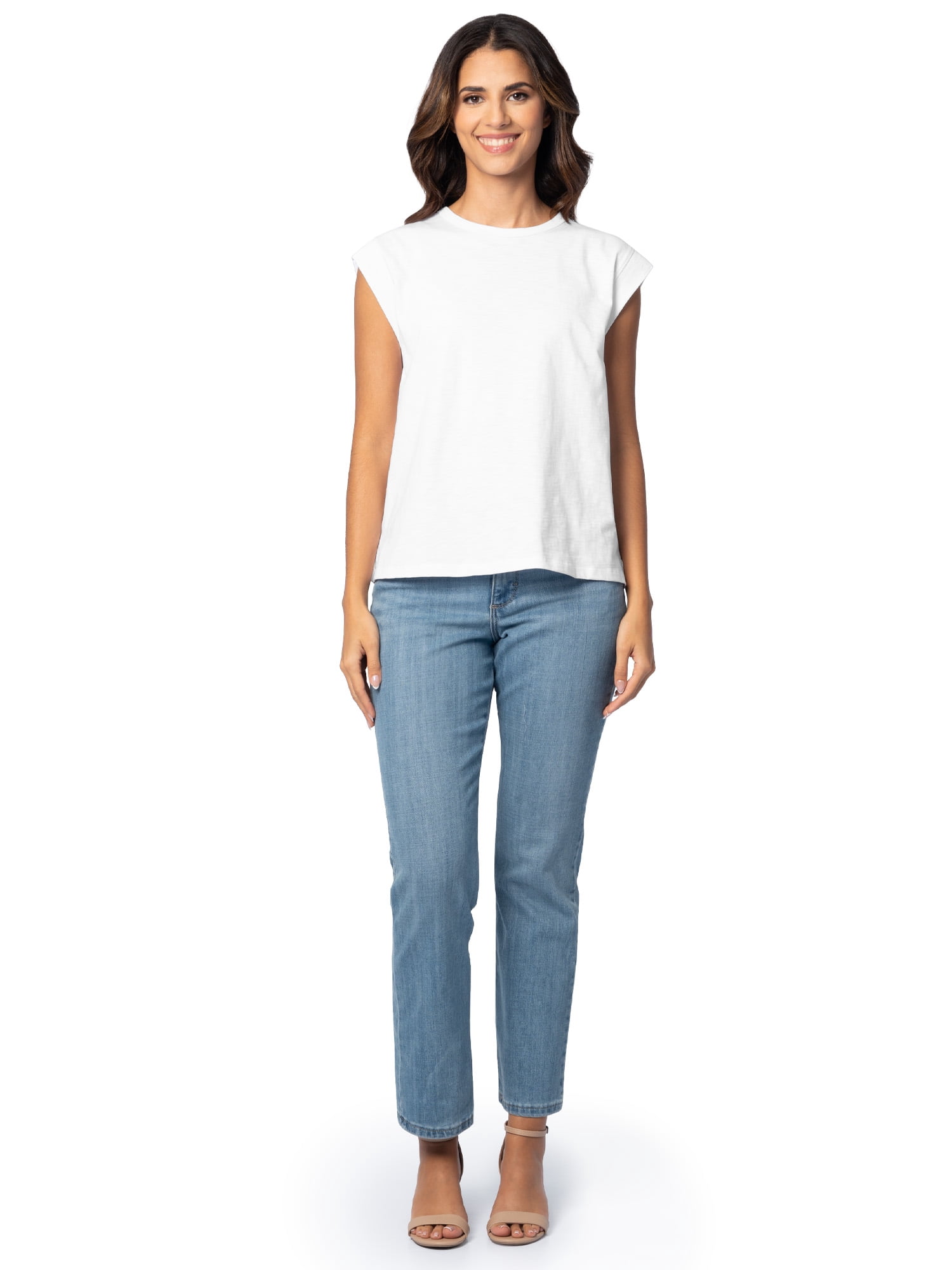 Time and Tru Women's Muscle Tee, Sizes XS-XXXL