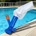 thumbnail image 6 of Pool Vacuum Cleaner with Telescopic Aluminum Pole, Manual Pool Vacuum Tool with Garden Hose Connector and Mesh Filter Bag for Above Ground Pools, Spas and Ponds, 6 of 7