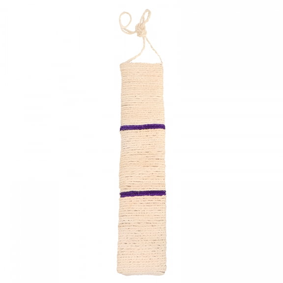 ACDANC Cat Toy Hanging Sisal Cat Scratcher Pad for Indoor Cats - Random Color, 17.72"X3.15"X0.79"