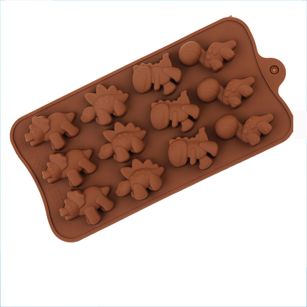 1x 10 Hole Lego Piece Shaped Silicone Mould Kids Baking Tray Chocolate Cake 