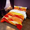 thumbnail image 3 of Homewish Cartoon Minimalism Full Size Comforter Sets for Kids, Sun Sea Wave Bedding Comforter Set, Polka Dots Reversible 3 Pieces, 1 Comforter and 2 Pillowcases, 3 of 6