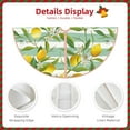 thumbnail image 5 of Bingfone Christmas Tree Skirt Mat Christmas Decoration Interior 48"-Lemon, 5 of 8
