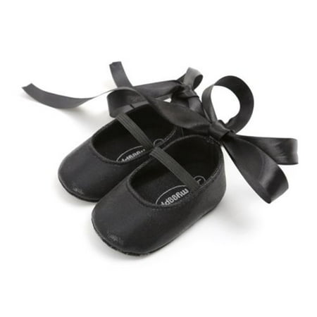

Seyurigaoka Baby Girl Bowknot Shoes Non-slip Sole Shoes First Walkers Shoes