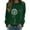 AV, variant on Hoodies for Women Womens Print O Neck Sweatshirt Round Neck Fit Pullover Tops Casual Long Sleeve Workout Shirts Loose Blouse S-XXL