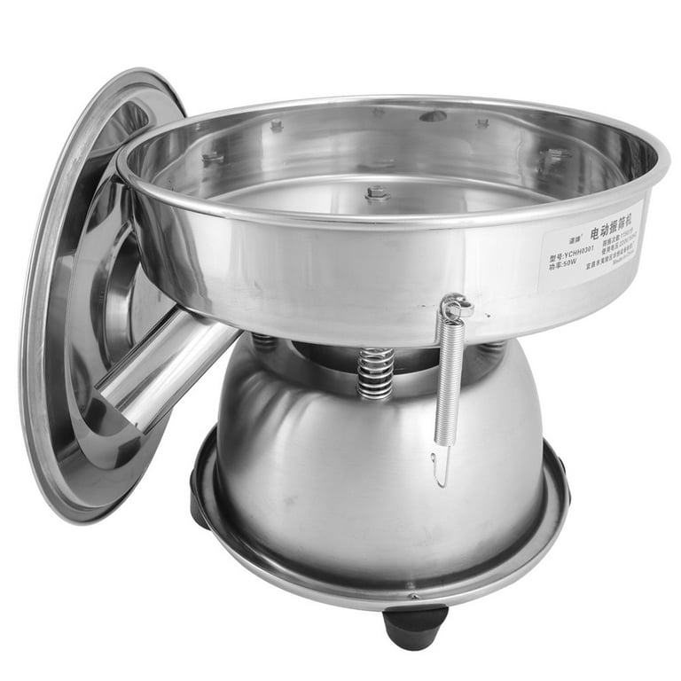 Electric Flour Sifter, Automatic Powder Sifter, Stainless Steel Vibrating  Sieve Machine With 2 Replaced Sieve, for Baking Particles
