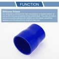 thumbnail image 4 of Ofertas Únicas 1 Pcs Manguera de Silicona Azul para Coche Universal ID 100mm Longitud 3.94" 70-80mm 2.76"-3.15" 0 Grados, 4 of 7