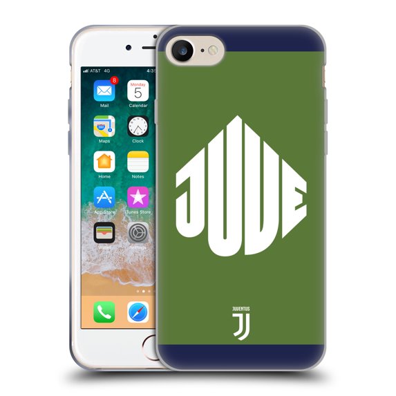 Head Case Designs Officially Licensed Juventus Football Club Street Badge Green Soft Gel Case Compatible With Apple iPhone 7 / 8 / iPhone SE 2020