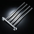 thumbnail image 1 of Amdohai Space-saving Wall-Mounted Stainless Steel Swivel Bar Towel Rack Multifunctional Bath Towel Holder Bathroom Towel Rack Towel Bar, 1 of 8