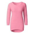 thumbnail image 5 of Harpily Women's Fashionable Long Sleeve Pullovers Loose Fuzzy Jumper Sweater Hot Pink XXXXXL, 5 of 7