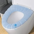 thumbnail image 1 of Lisbinx - Funda de inodoro universal para las 4 estaciones, gruesa y con asa - Ofertas de hoy - Fundas de punto cálidas para mayor comodidad en invierno, 1 of 7