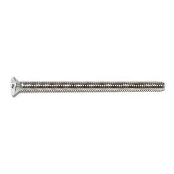 #10-24 x 3" 18-8 Stainless Steel Coarse Thread Phillips Flat Head Machine Screws MSFSS-272
