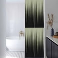 thumbnail image 3 of Sage Green Black Ombre Window Privacy Film, Modern Abstract Striped Gradient Static Cling UV Sun Blocking Heat Control Window Tint Day and Night, Non-Adhesive One Way Privacy Cover 17.7''x78.7'', 3 of 7