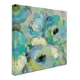 thumbnail image 2 of Trademark Fine Art 'Fresh Teal Flowers III' Canvas Art by Silvia Vassileva, 2 of 3