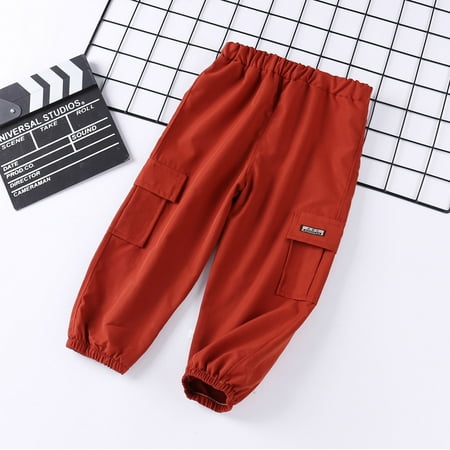 

THE WILD Casual Pretty Boys Casual Trousers Cargo Pants Spring Summer Fashion Elastic Cuffs Pants