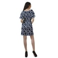 thumbnail image 5 of Moomaya Birthday Dresses Women Printed Work Dress Women Office V Neck Dresses, 5 of 6