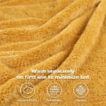 thumbnail image 5 of Superior Super Soft Plush Fleece Blanket 50" x 70", Bed & Couch Blankets, Throw XL, Gold, 5 of 10